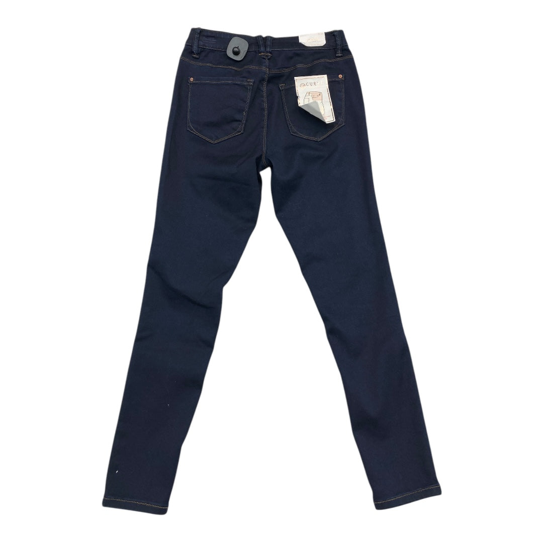 Jeans Skinny By Curve Appeal In Blue Denim, Size: 2