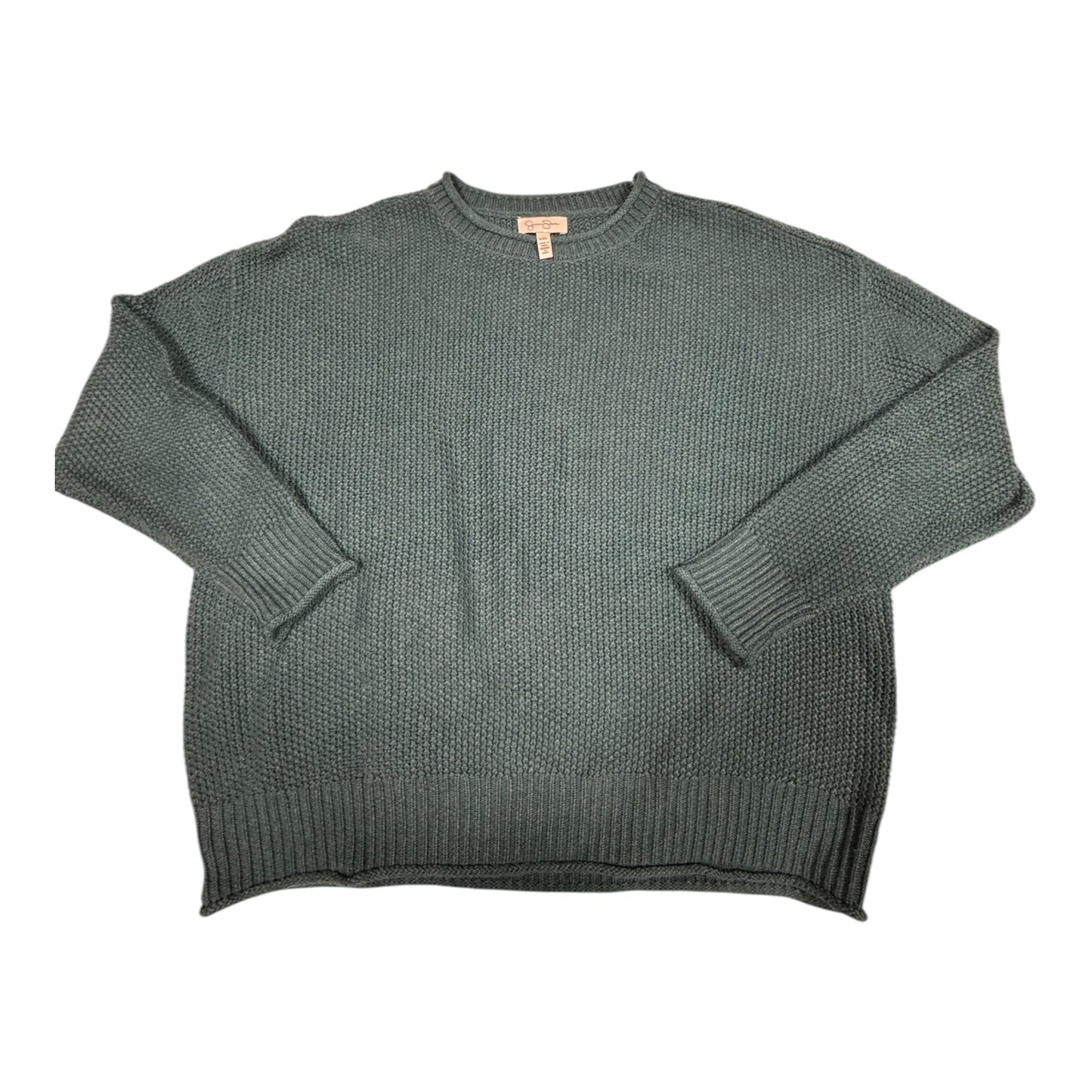 Sweater By Jessica Simpson In Green, Size: 1x