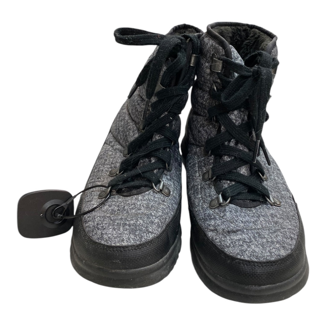 Boots Snow By The North Face In Black & Grey, Size: 8