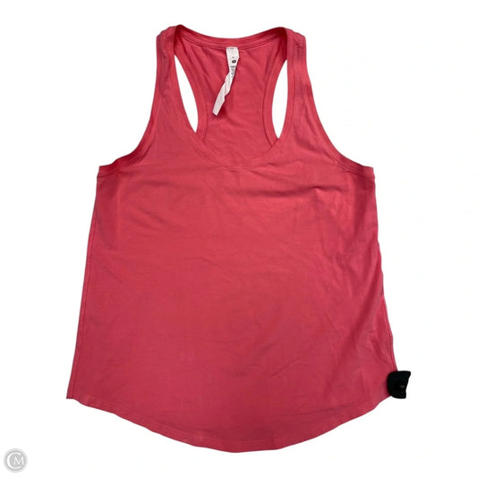 Athletic Tank Top By Lululemon In Pink, Size: 8