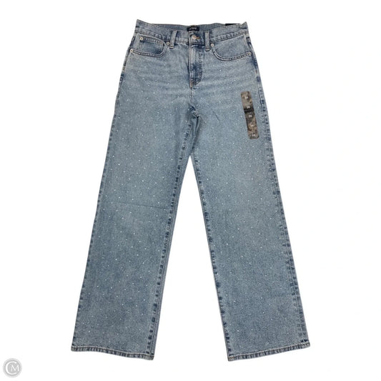 Jeans Wide Leg By J. Crew In Blue Denim, Size: 2