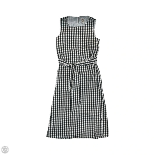 Dress Casual Maxi By Anne Klein In Black & White, Size: 4