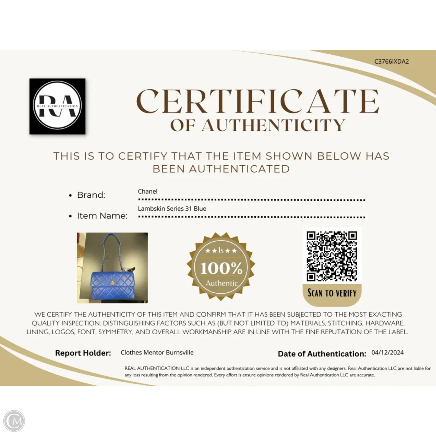 Handbag Luxury Designer By Chanel, Size: Medium