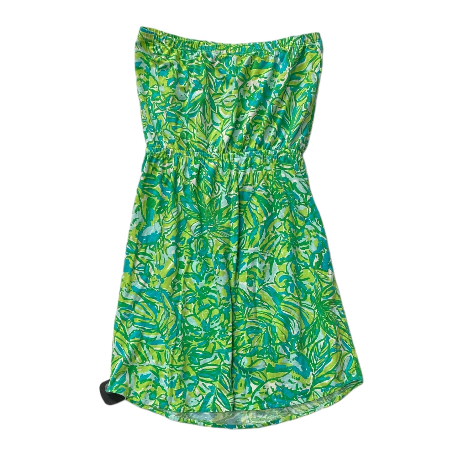 Blue & Green Dress Designer Lilly Pulitzer, Size S