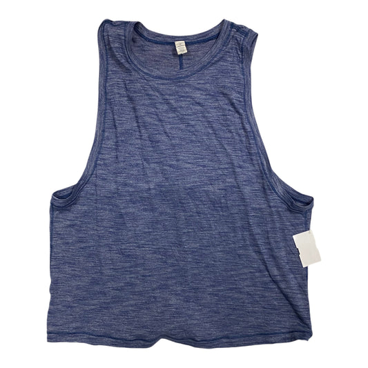 Athletic Tank Top By Lululemon In Blue, Size: 6