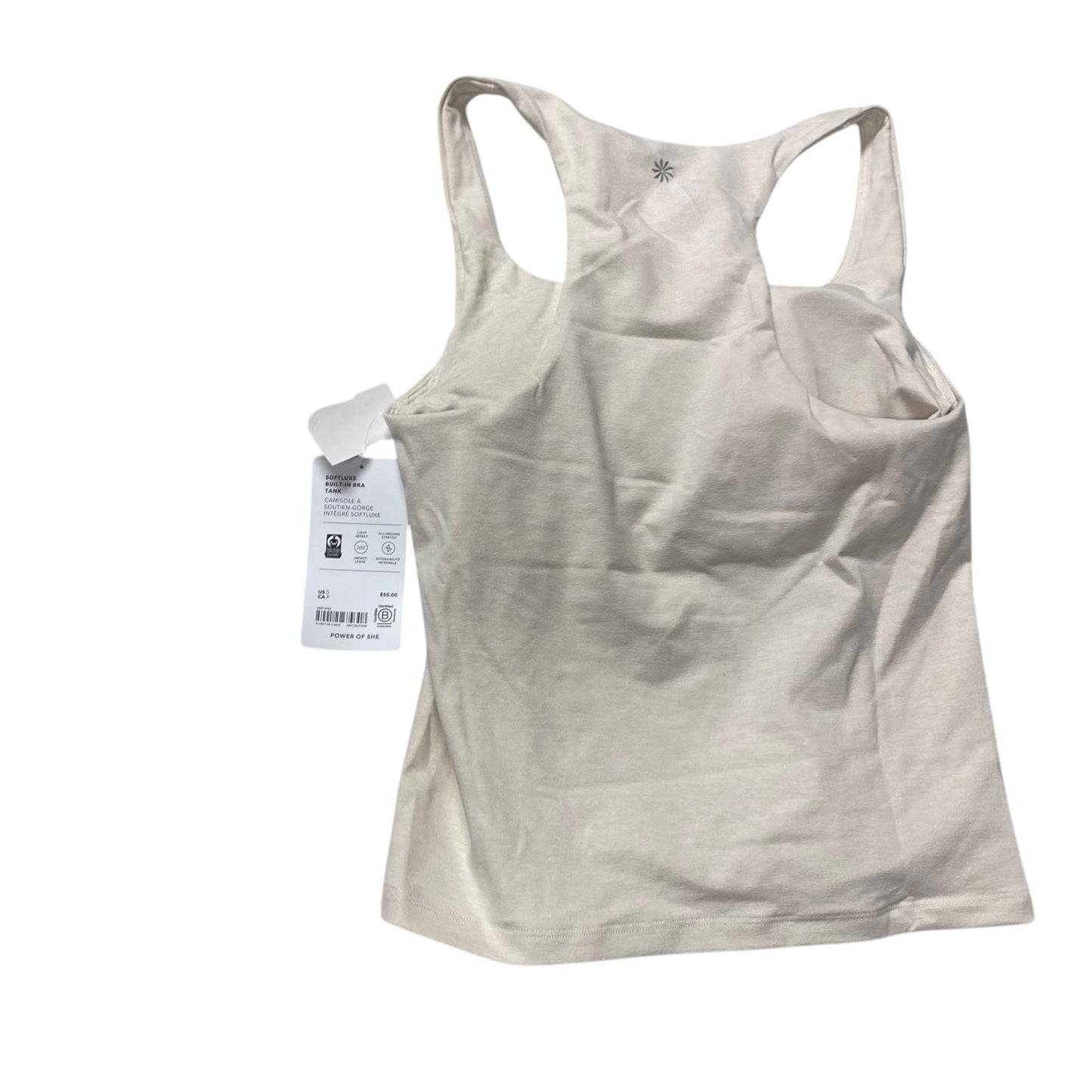 Athletic Tank Top By Athleta In Cream, Size: S