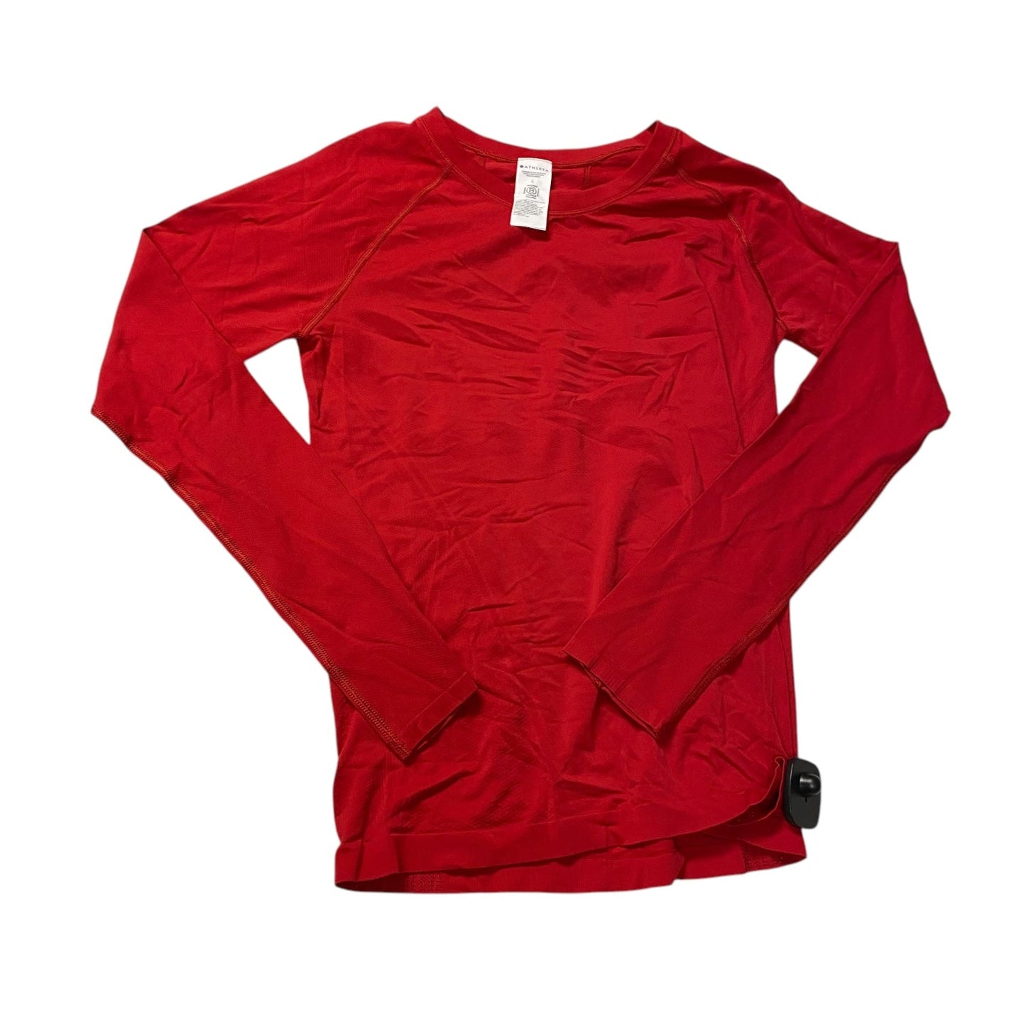 Athletic Top Long Sleeve Crewneck By Athleta In Red, Size: L