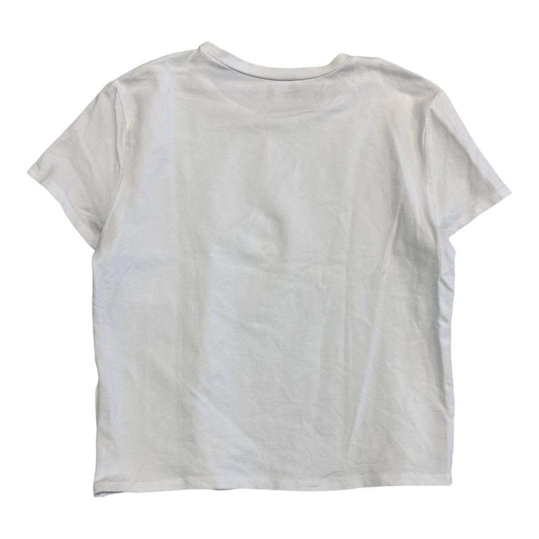 Top Short Sleeve Basic By Abercrombie And Fitch In White, Size: L