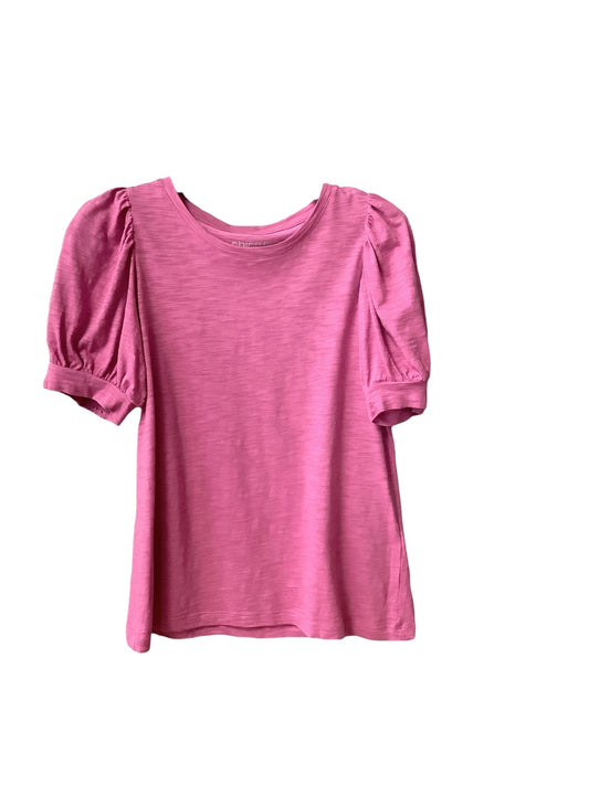 Pink Top Short Sleeve Chicos, Size S