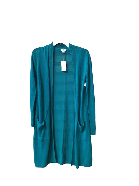 Cardigan By J. Jill In Teal, Size: Xs