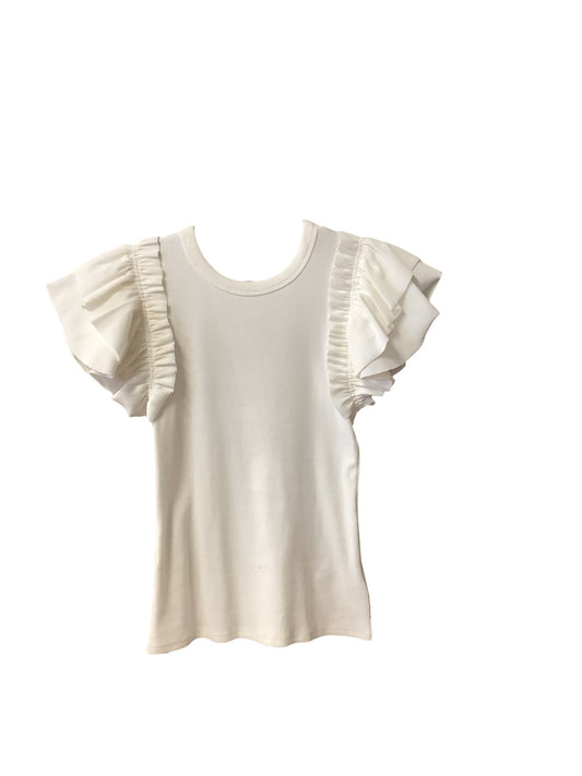 White Top Short Sleeve Express, Size Xs