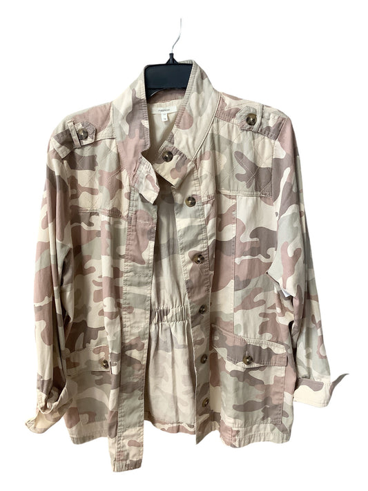 Jacket Utility By Maurices In Camouflage Print, Size: 1x