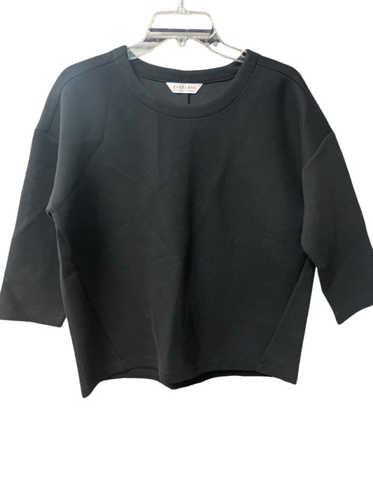 Top Long Sleeve Basic By Everlane In Black, Size: M