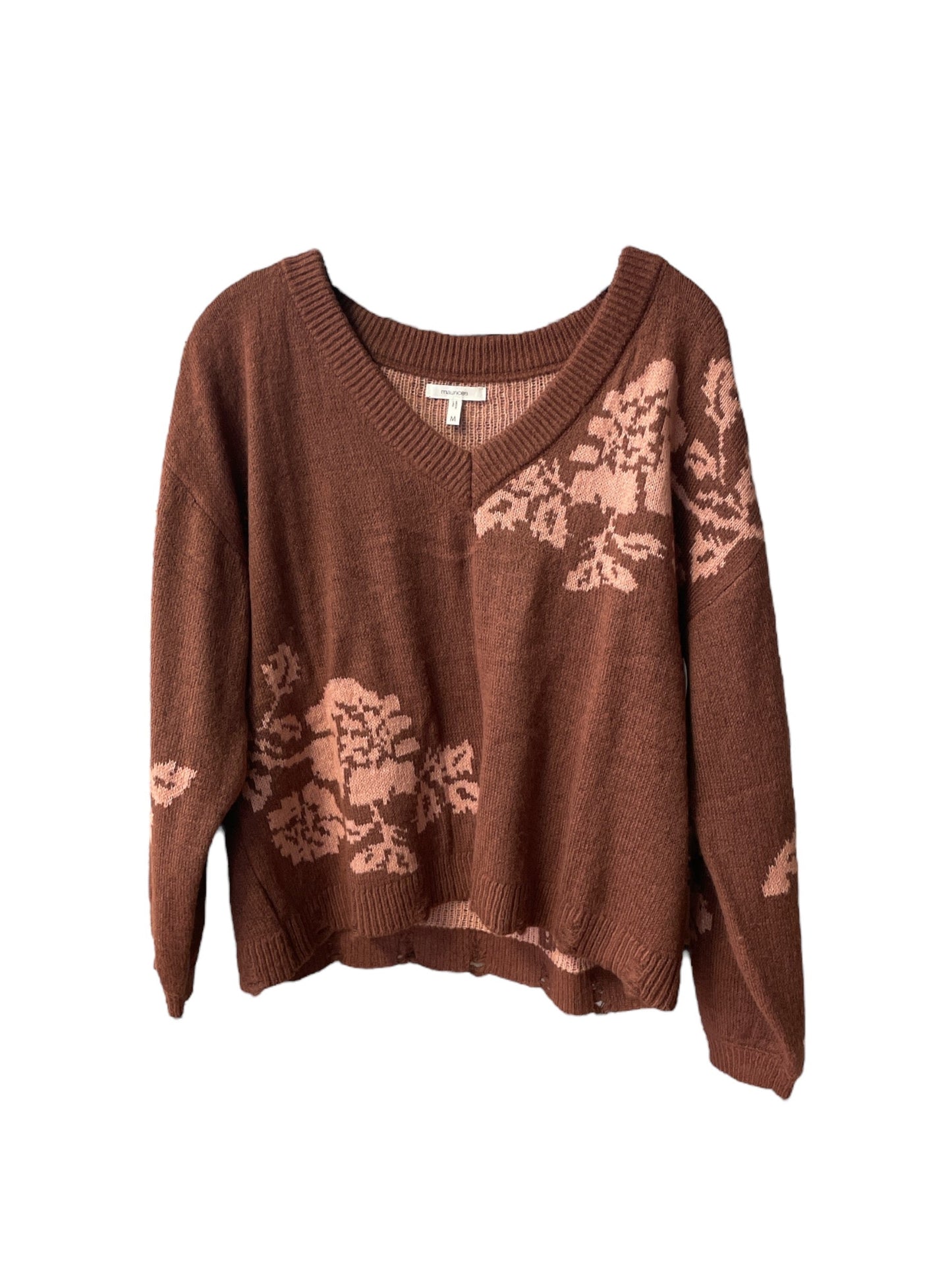 Sweater By Maurices In Brown, Size: M