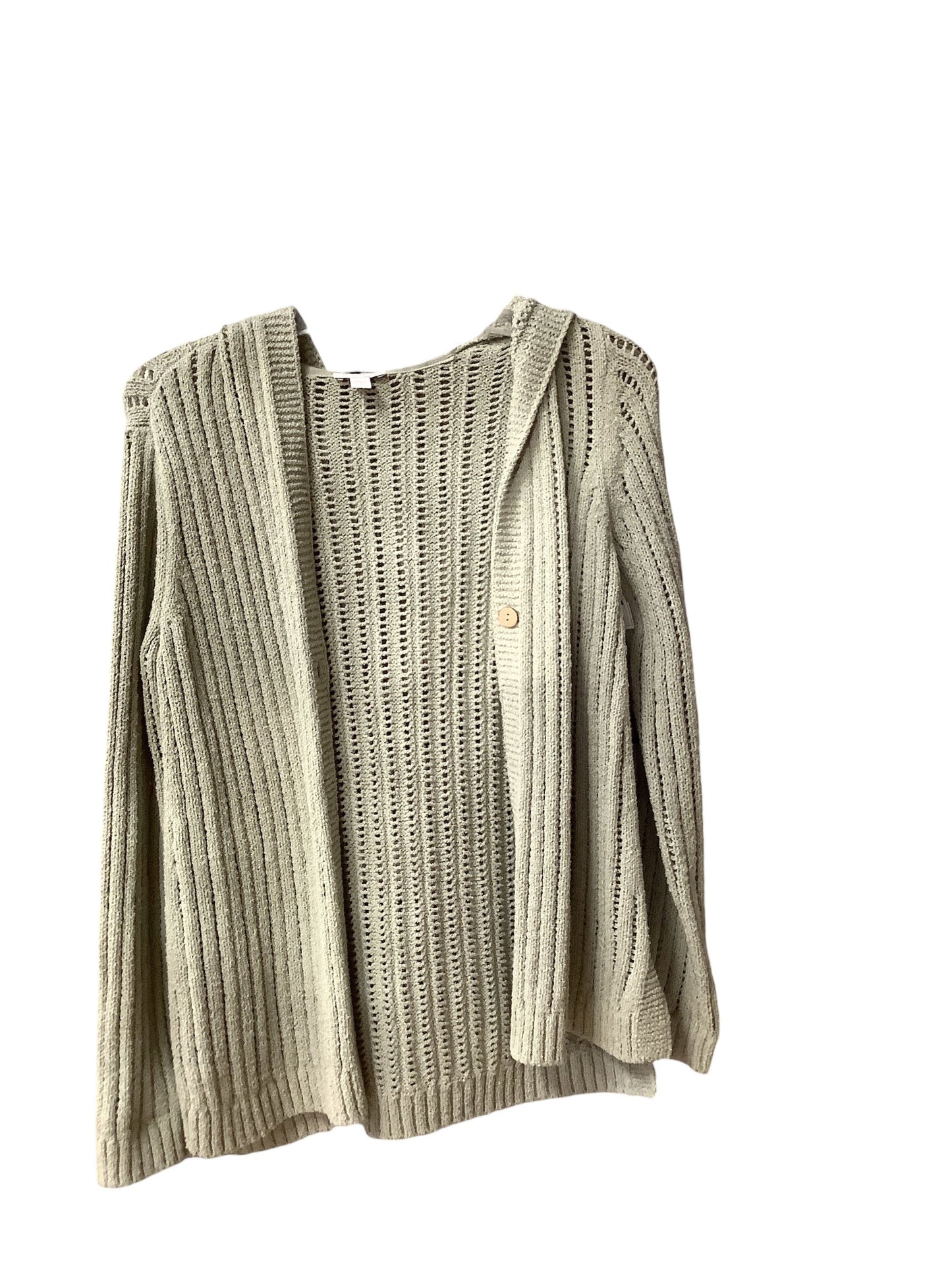 Sweater Cardigan By J. Jill In Green, Size: S