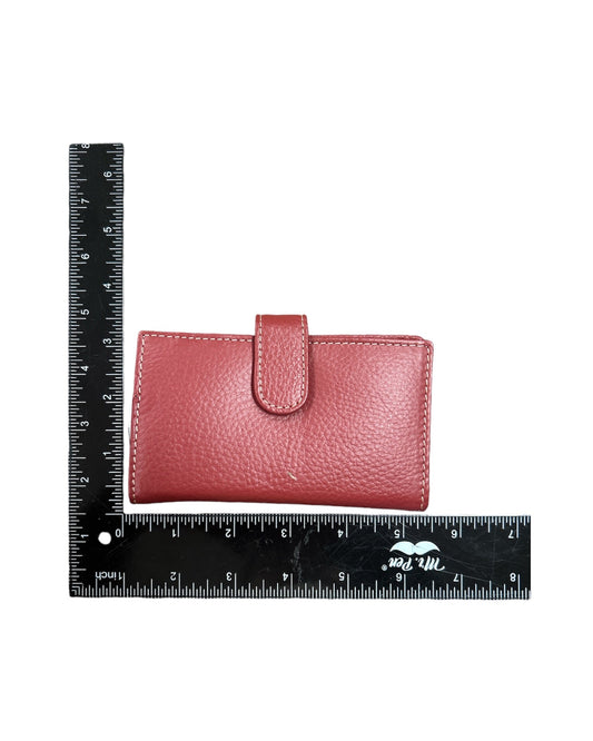 Wallet Leather By Clothes Mentor, Size: Small