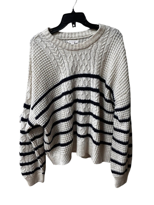 Sweater By Lc Lauren Conrad In Striped Pattern, Size: Xxl