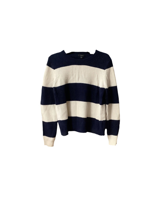 Sweater By J. Crew In Striped Pattern, Size: L