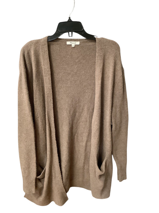 Sweater Cardigan By Madewell In Taupe, Size: M