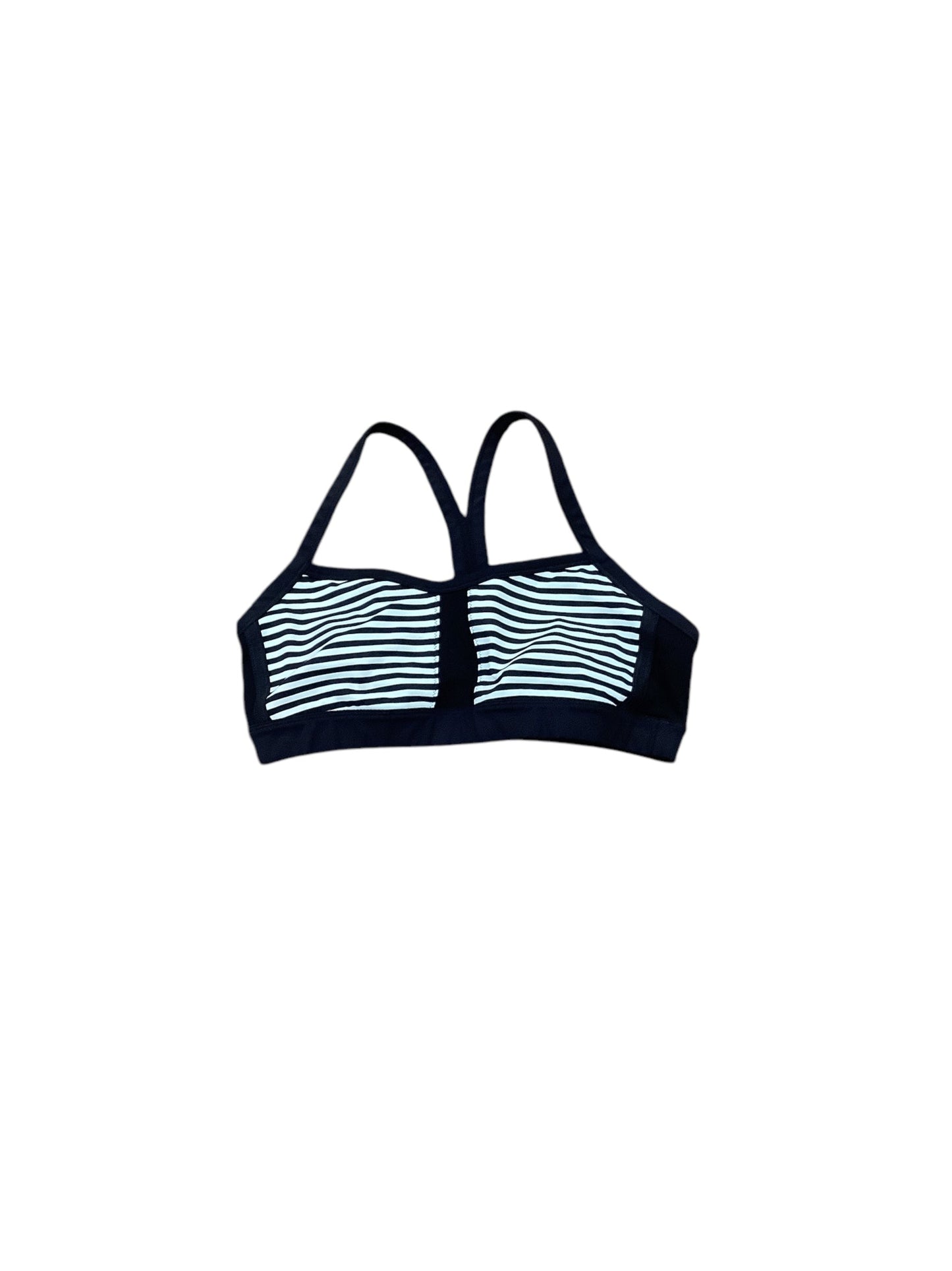 Athletic Bra By Lululemon In Striped Pattern, Size: 8