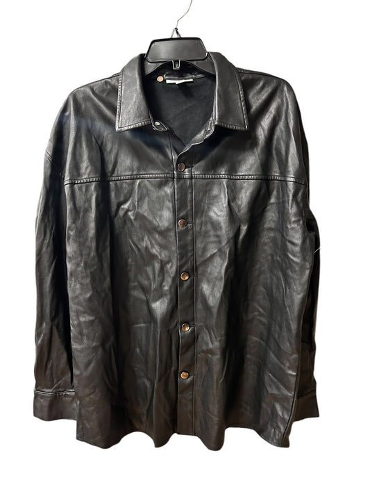 Jacket Shirt By Bar Iii In Black, Size: Xl