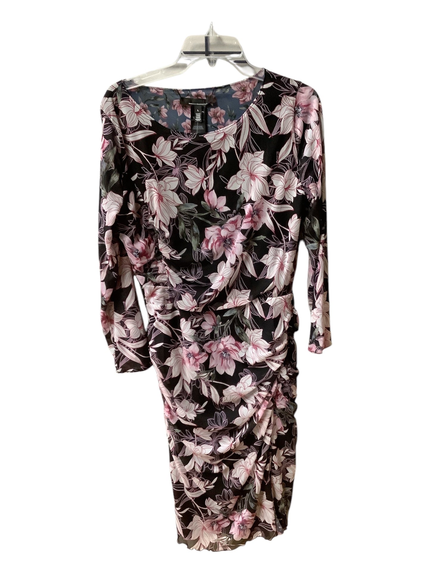 Dress Casual Short By White House Black Market In Floral Print, Size: L