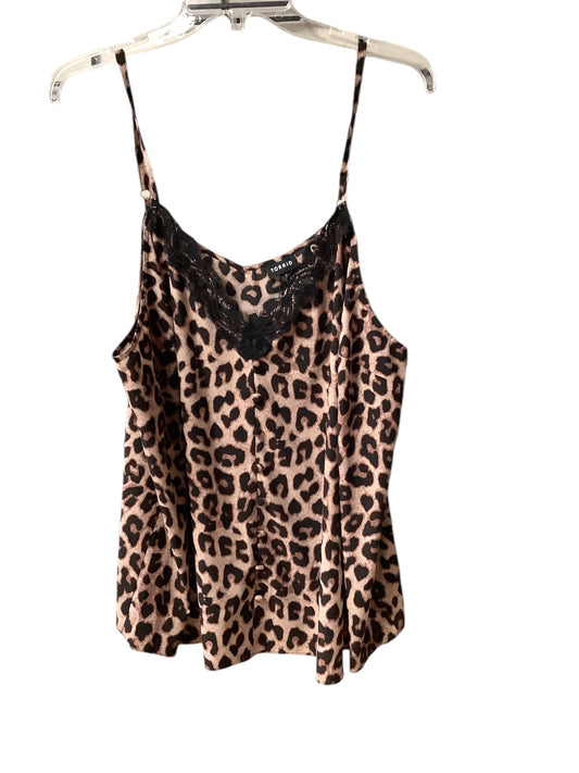 Tank Top By Torrid In Animal Print, Size: 2x