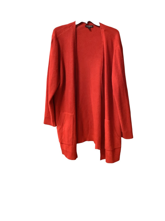 Sweater Cardigan By Lane Bryant In Red, Size: 1x