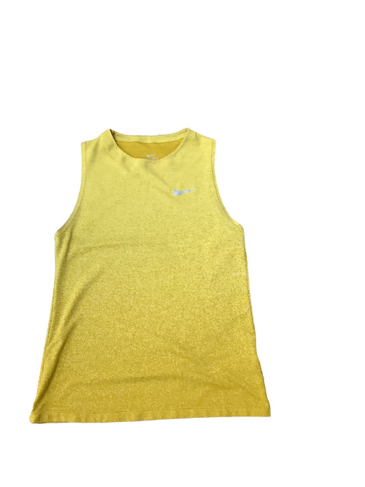 Yellow Athletic Tank Top Nike Apparel, Size S