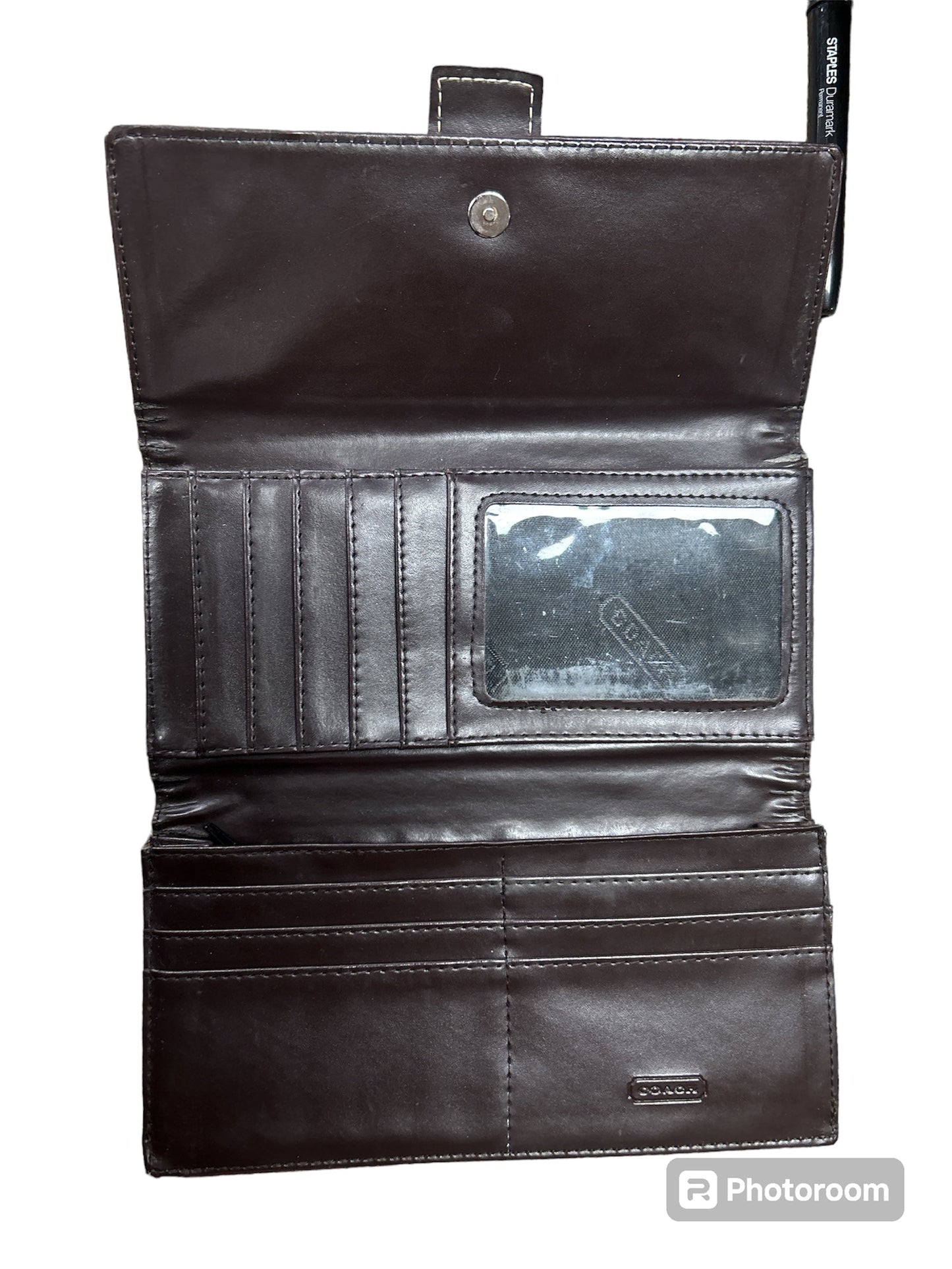 Wallet Designer Coach, Size Medium