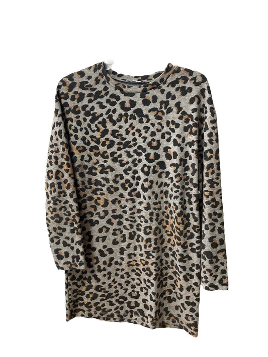 Dress Casual Short By Zara In Leopard Print, Size: S