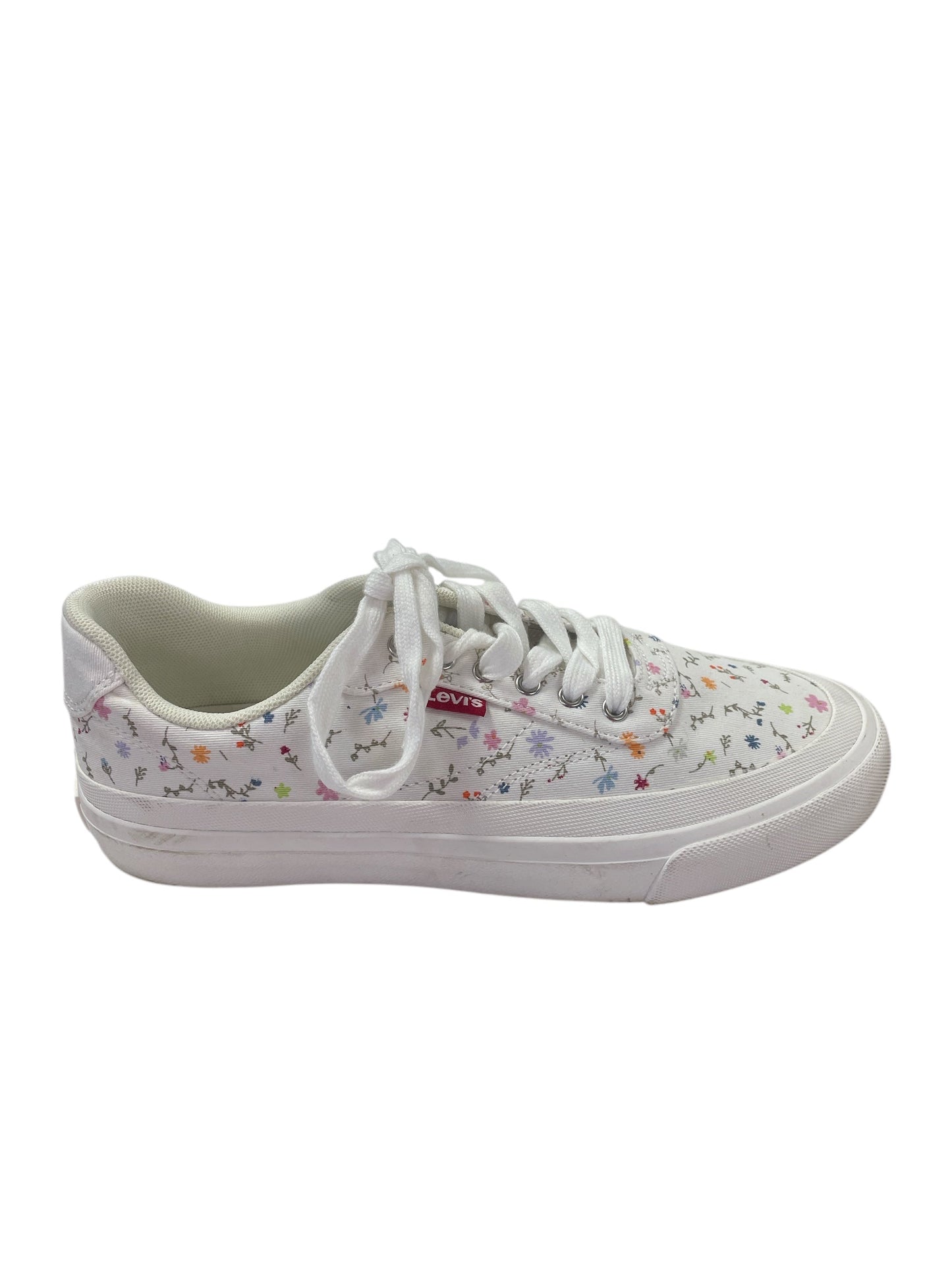 Shoes Sneakers By Vans In Floral Print, Size: 8