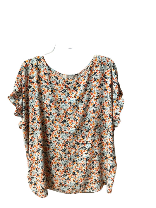 Top Short Sleeve By Loft  Size: 1x