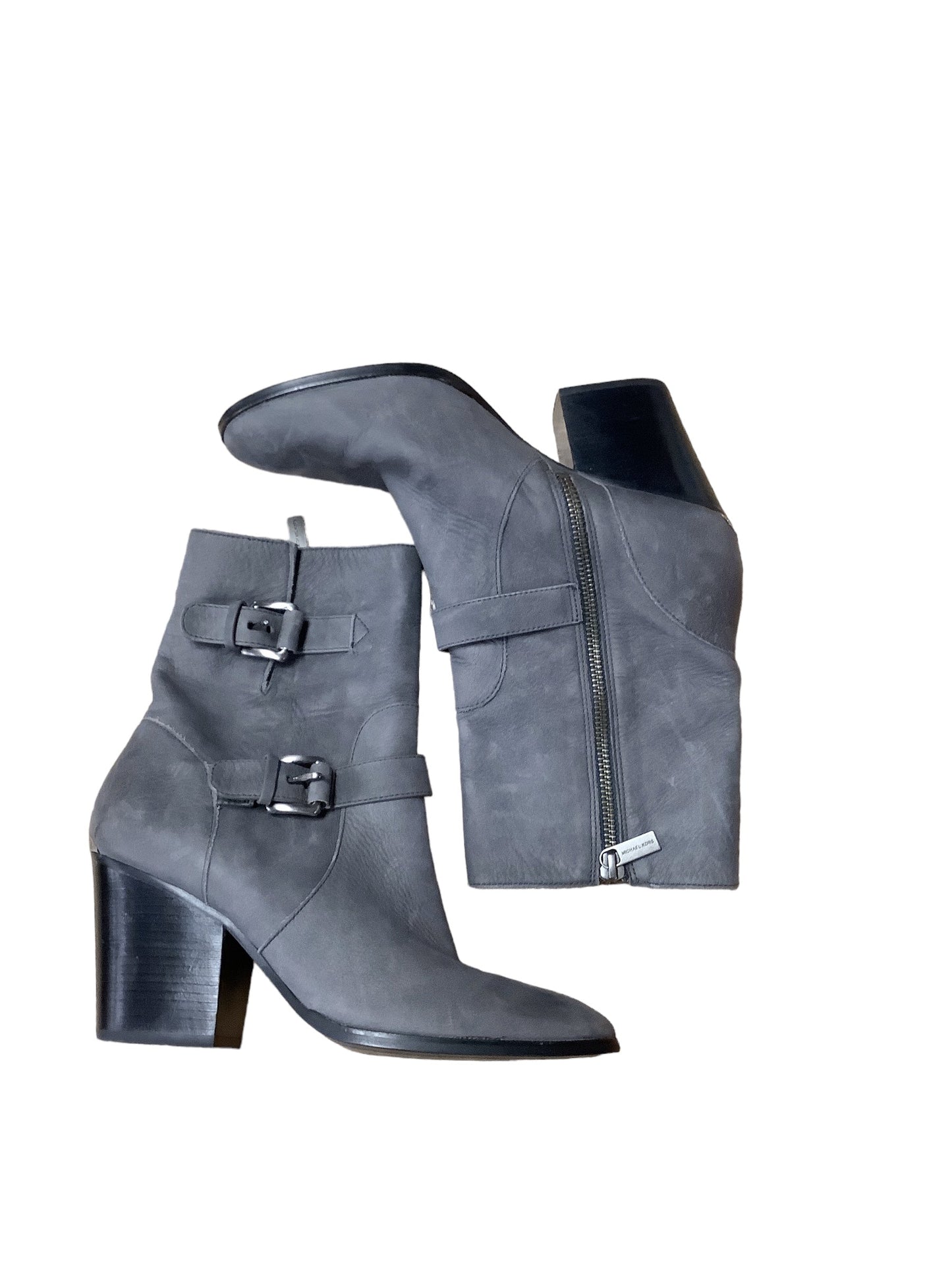 Boots Designer By Michael Kors In Grey, Size: 7.5