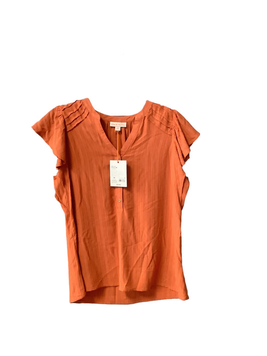 Orange Top Short Sleeve Knox Rose, Size Xs