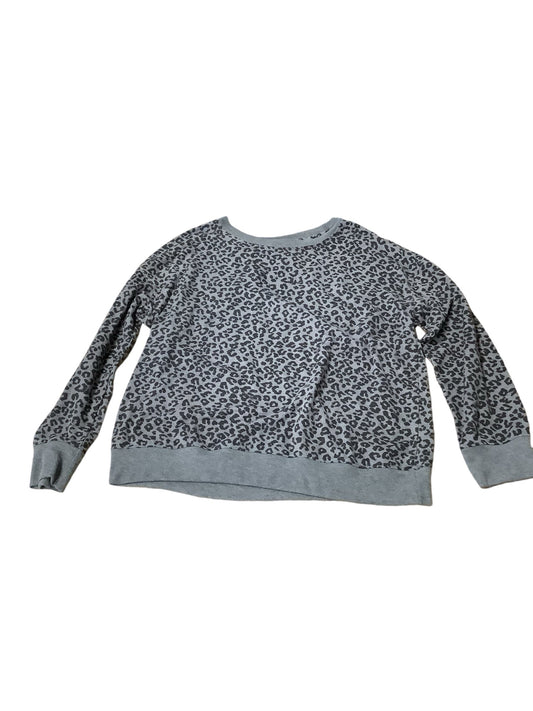 Top Long Sleeve By Splendid In Animal Print, Size: Xl