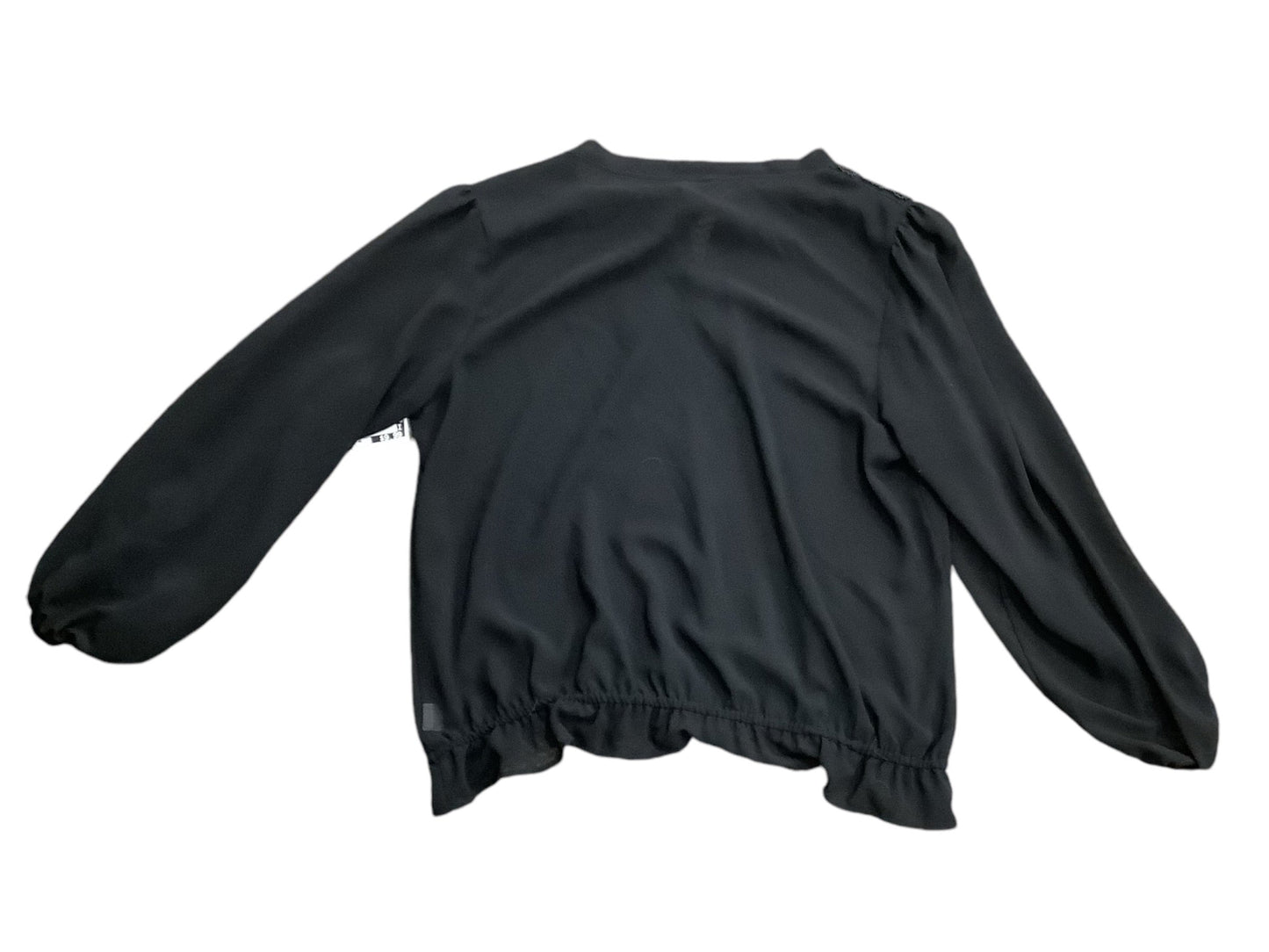 Top Long Sleeve By Ana In Black, Size: Xl