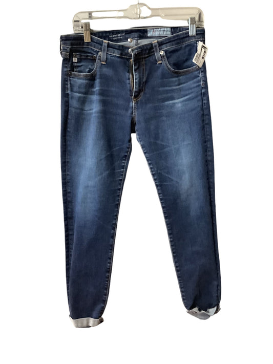 Jeans Designer By Adriano Goldschmied In Blue Denim, Size: 10