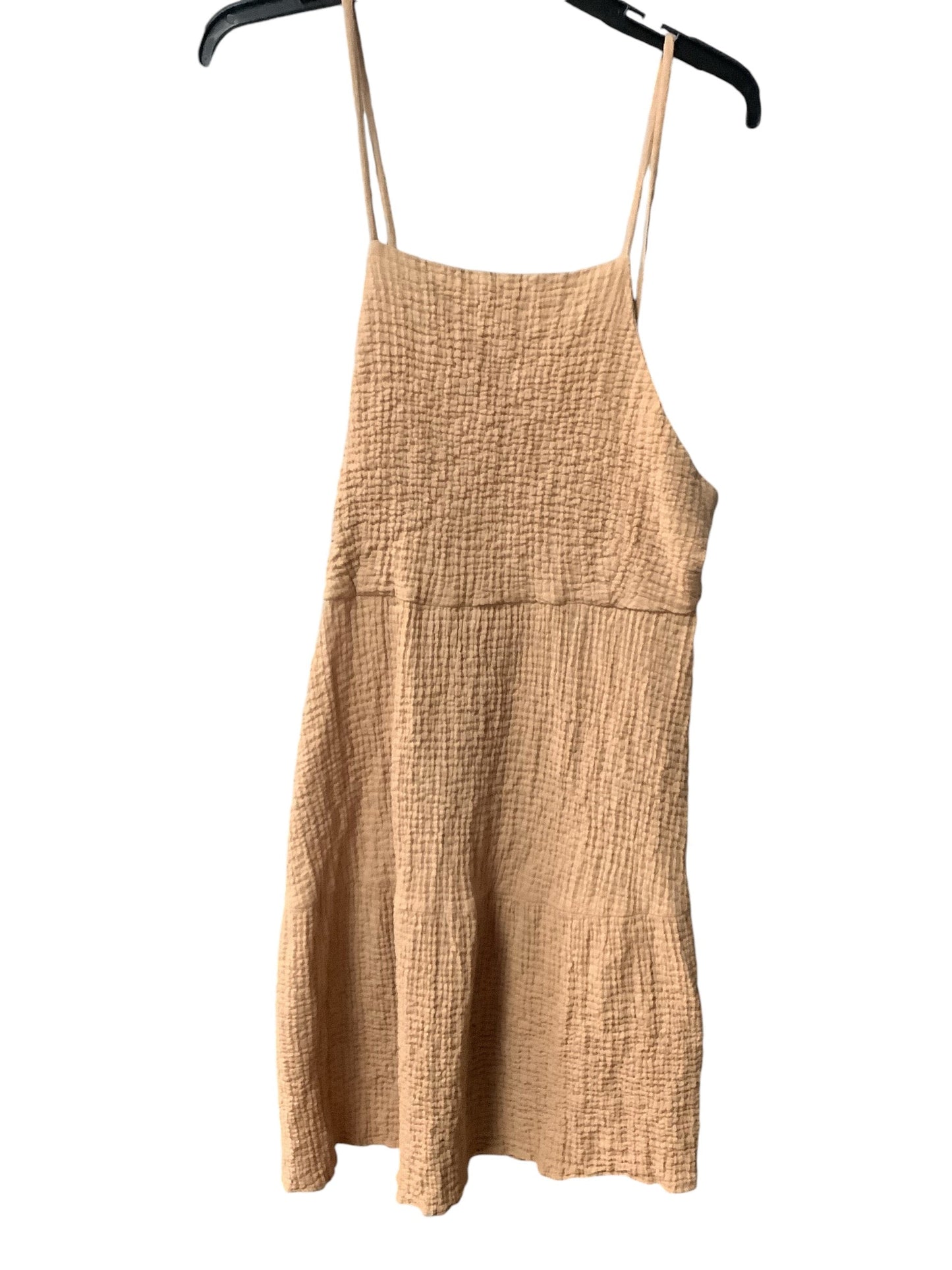 Dress Casual Short By Zara In Tan, Size: Xl