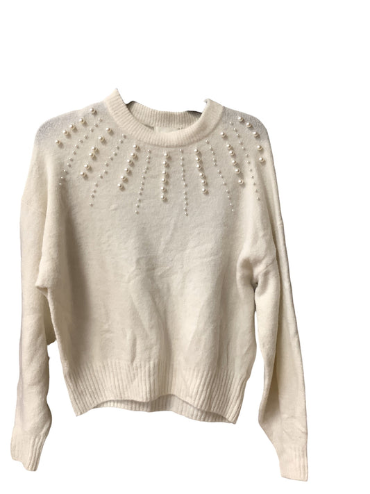 Sweater By H&m In White, Size: S