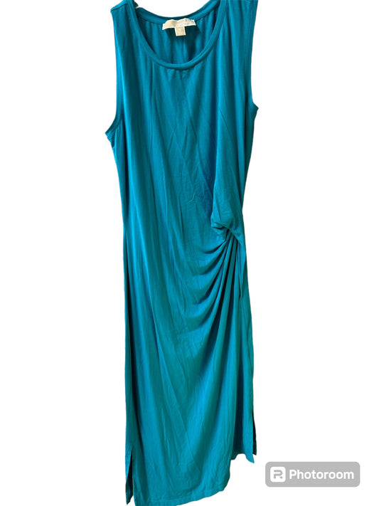 Blue Dress Designer Michael By Michael Kors, Size M