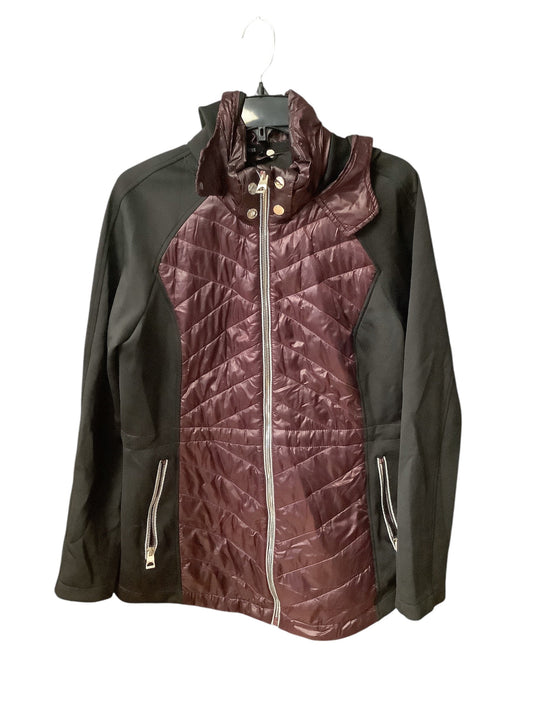 Jacket Puffer & Quilted By Guess In Purple, Size: L