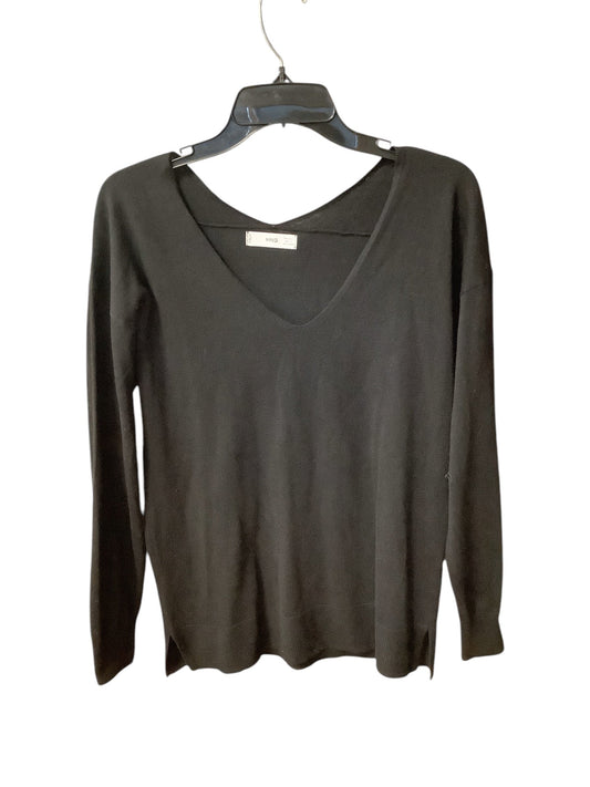 Top Long Sleeve By Mng In Black, Size: S