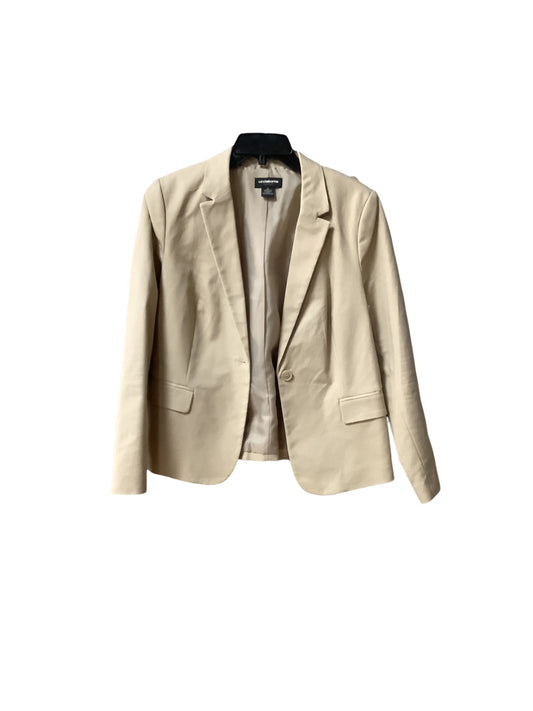 Blazer By Liz Claiborne In Tan, Size: L