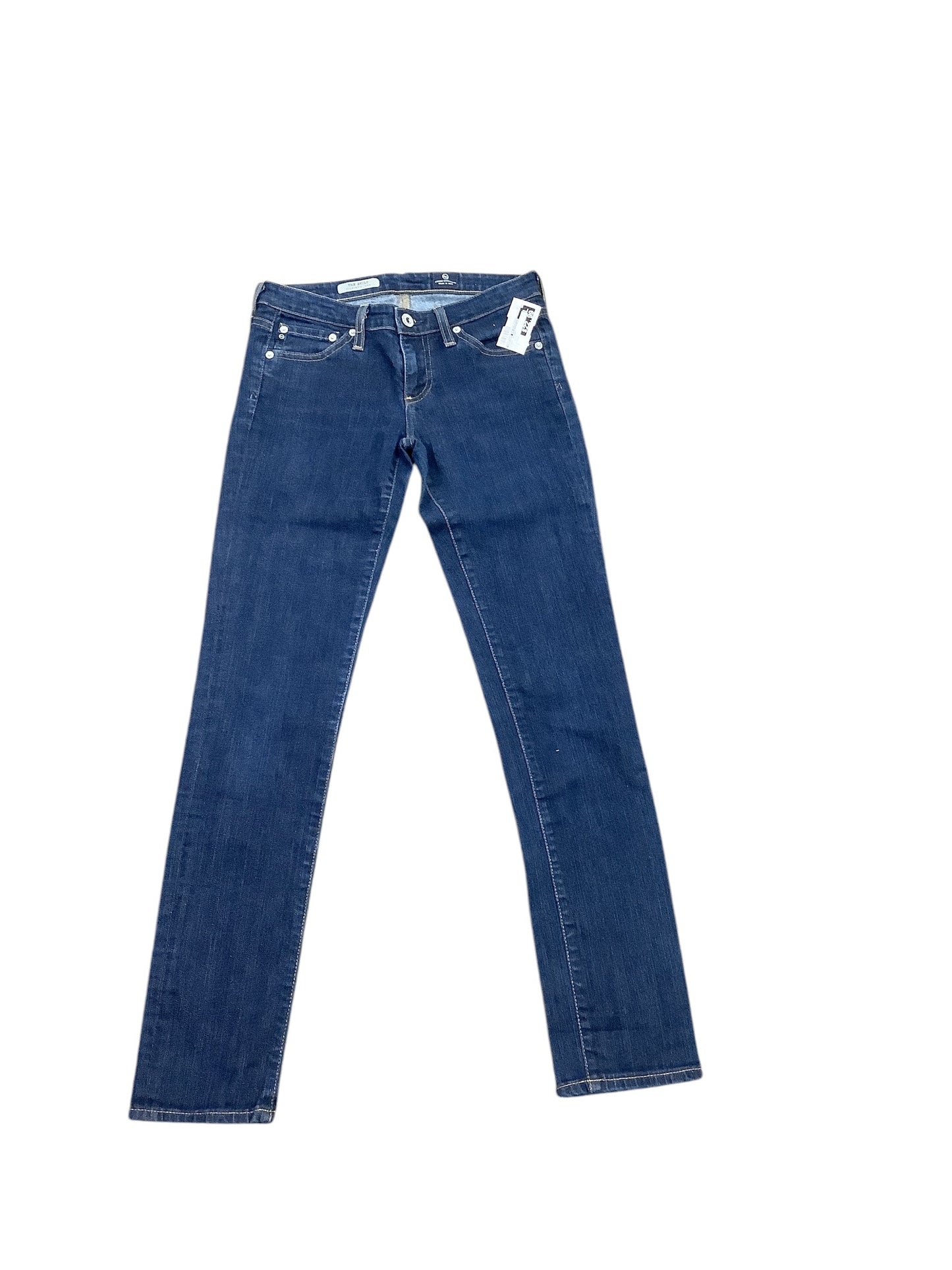 Jeans Skinny By Adriano Goldschmied In Blue Denim, Size: 2