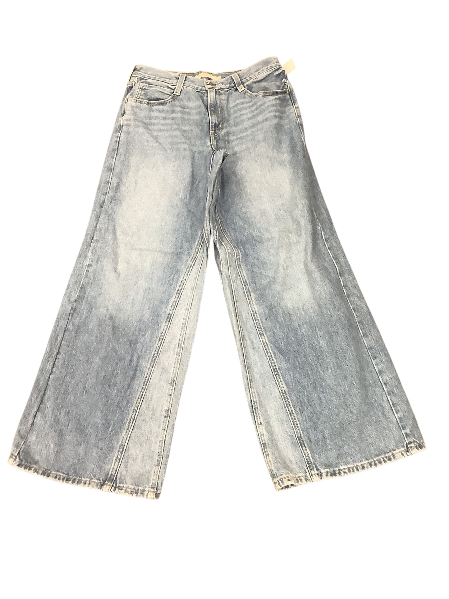 Jeans Wide Leg By Levis In Blue Denim, Size: 8