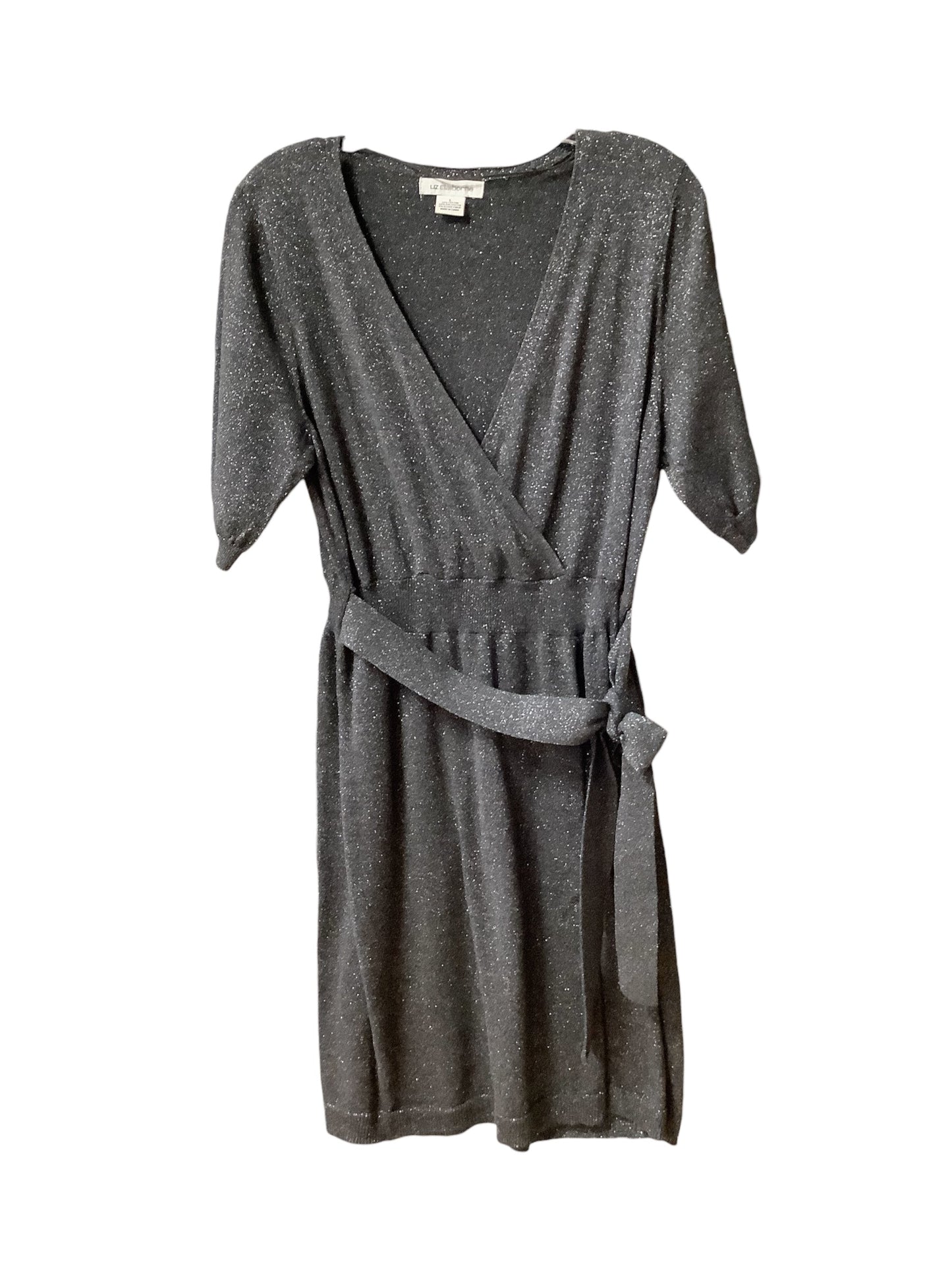 Dress Sweater By Liz Claiborne In Grey, Size: L