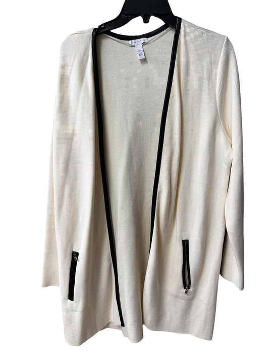 Cardigan By Charter Club In Beige, Size: L