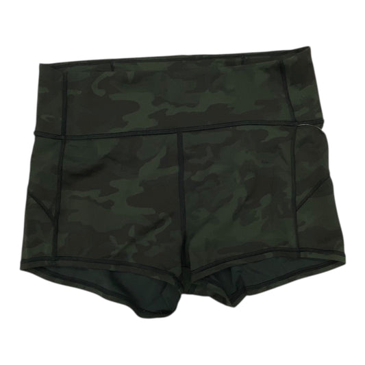 Athletic Shorts By Lululemon In Camouflage Print, Size:10