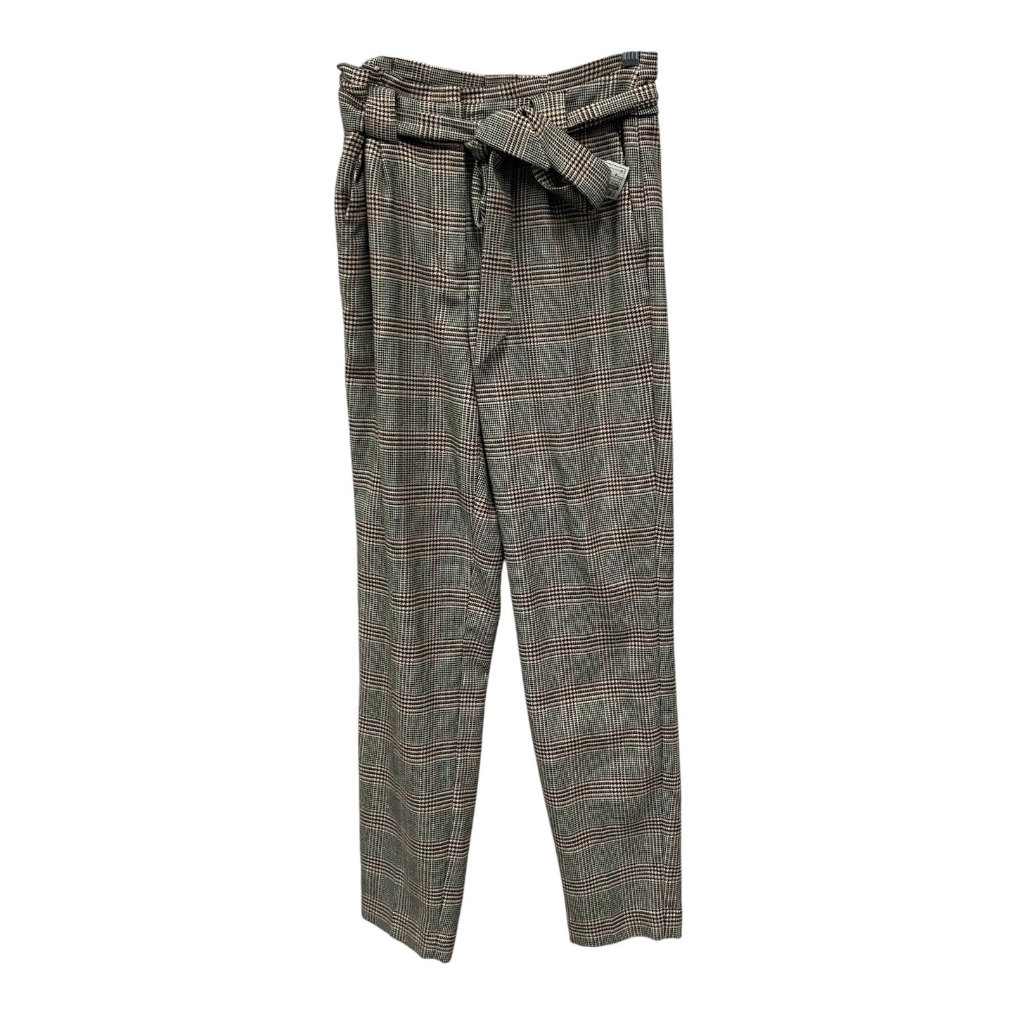 PANTS CROPPED by EXPRESS In PLAID PATTERN, Size: 0